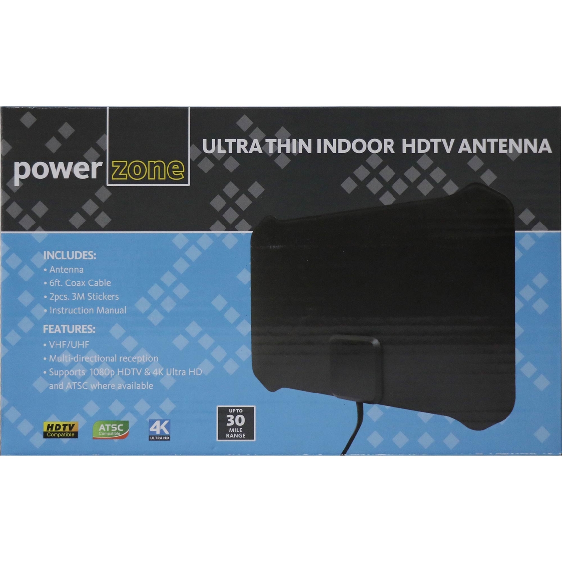 Ultra Thin Indoor HDTV Antenna 30miles - Image 4 of 5