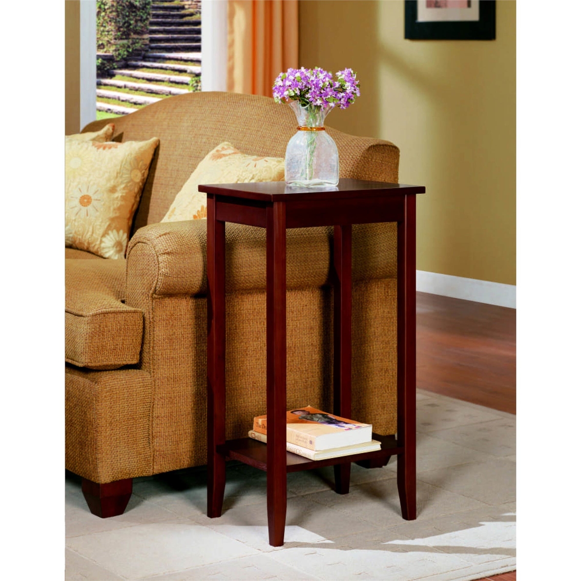 DHP Rosewood Tall End Table - Image 2 of 2