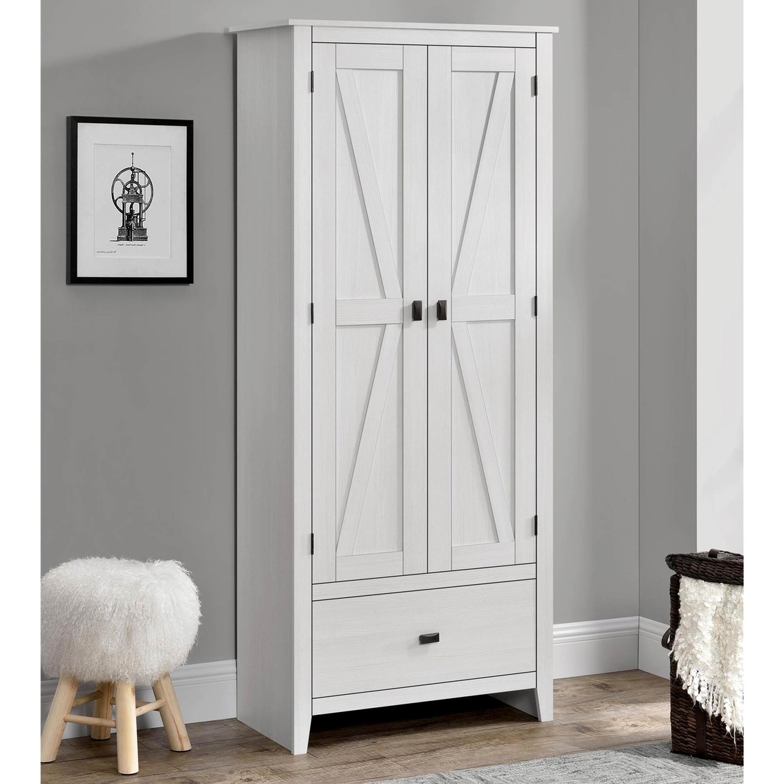 Ameriwood Storage Cabinet with Drawer