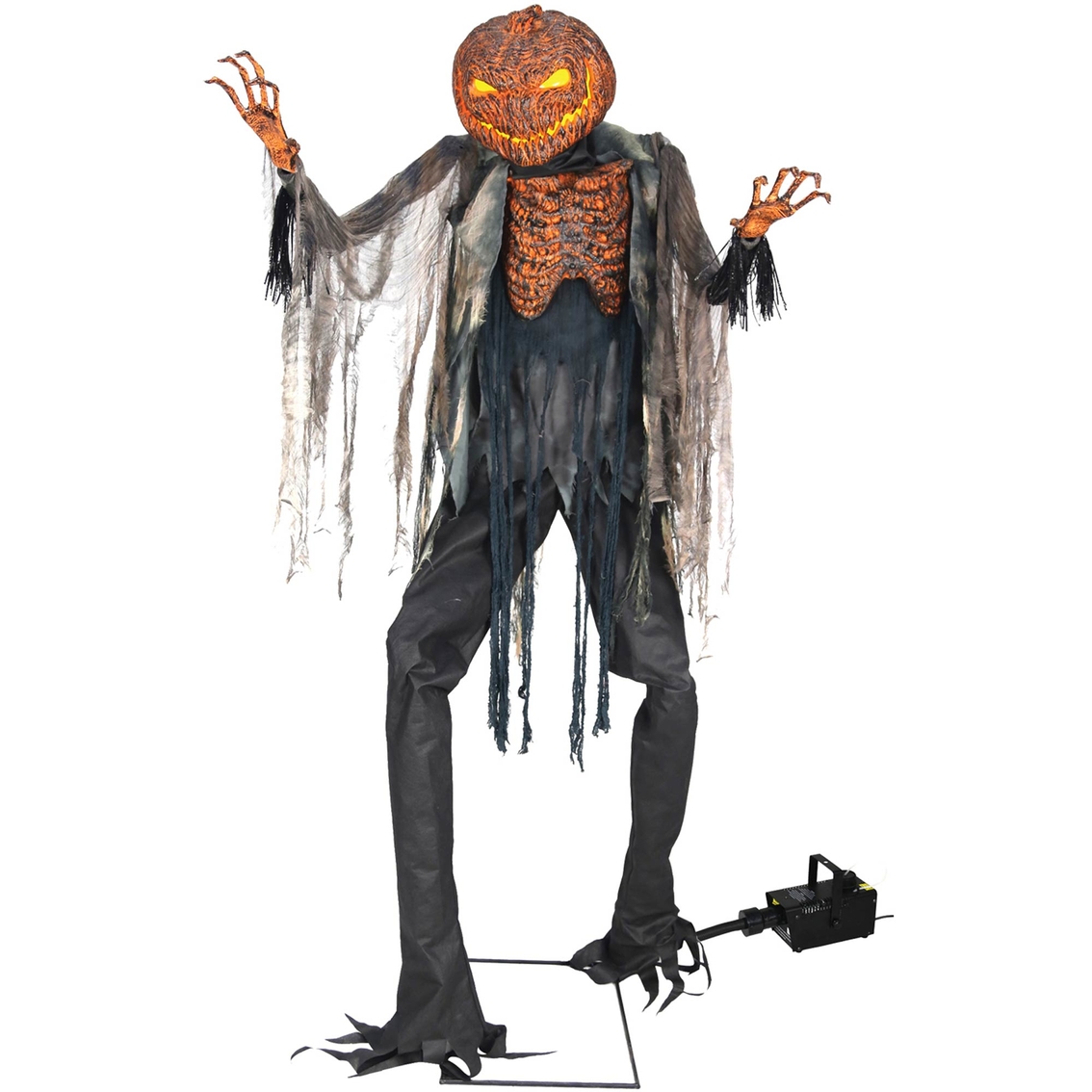 Morris Costumes Scorched Scarecrow Prop with Fog