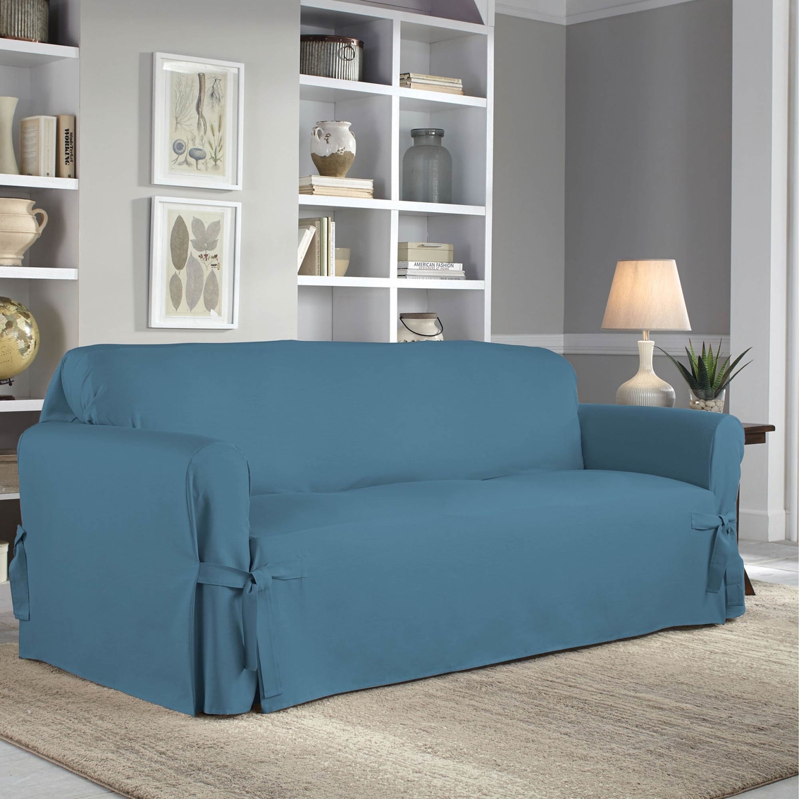 Serta Relaxed Fit Cotton Duck Sofa Slipcover