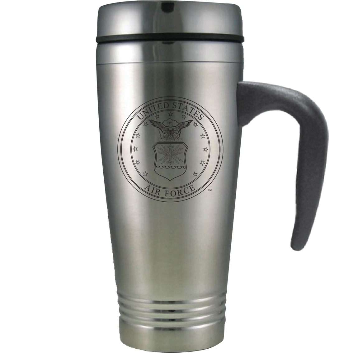 Logo Stainless Steel Travel Mugs with Removable Base (16 Oz.)