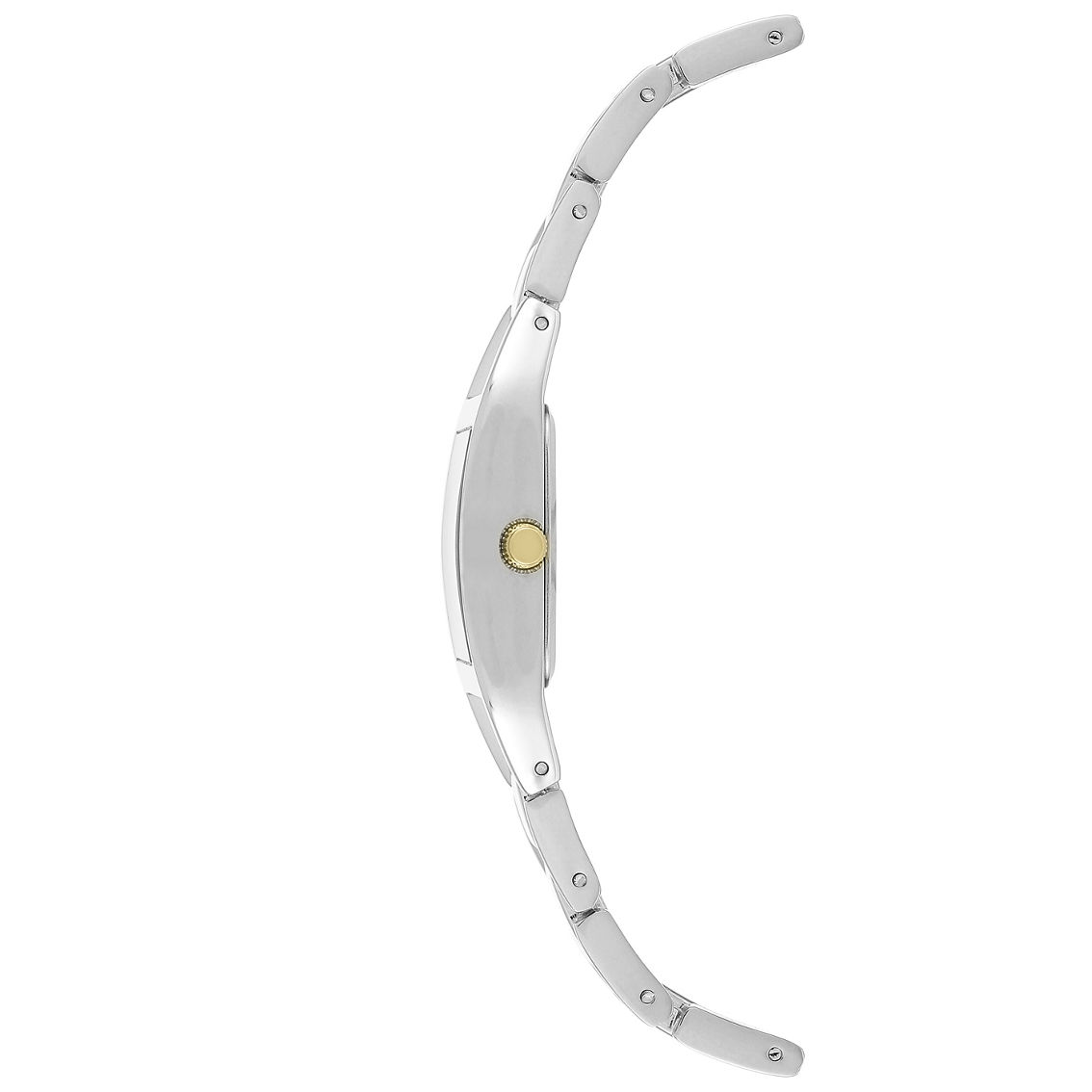 Anne Klein Women's Two Tone Rectangular Bracelet Watch 17.5 mm 1660279 - Image 3 of 3