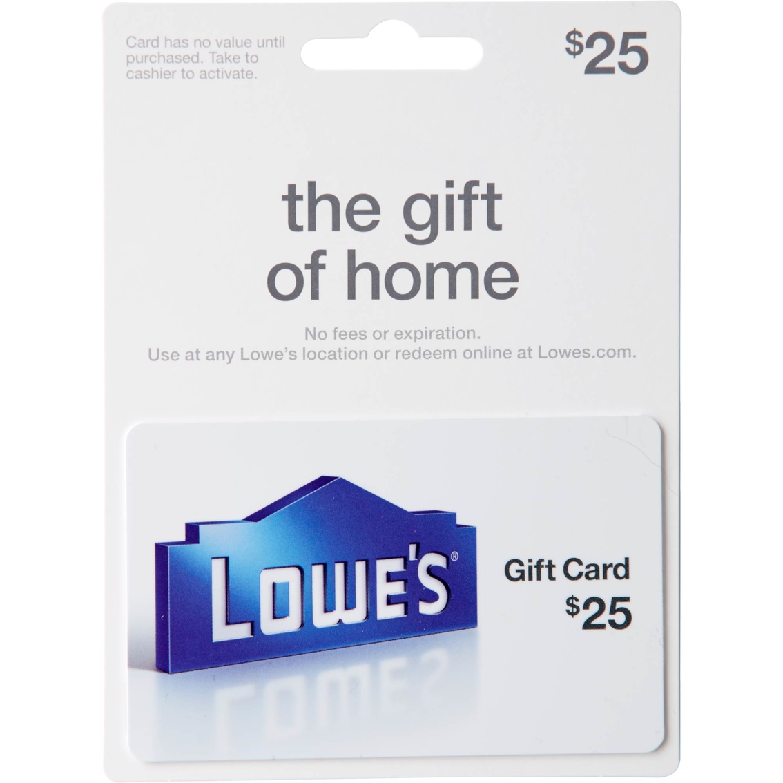 Lowe's $25 Gift Card