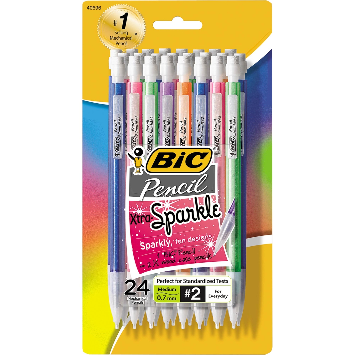 BIC 0.7mm Xtra Sparkle Mechanical Pencil 24 Pk. - Image 2 of 2