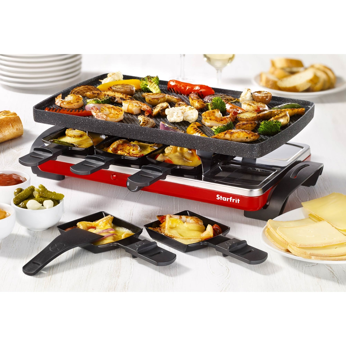 Starfrit The Rock Raclette Party Grill Set - Image 6 of 6