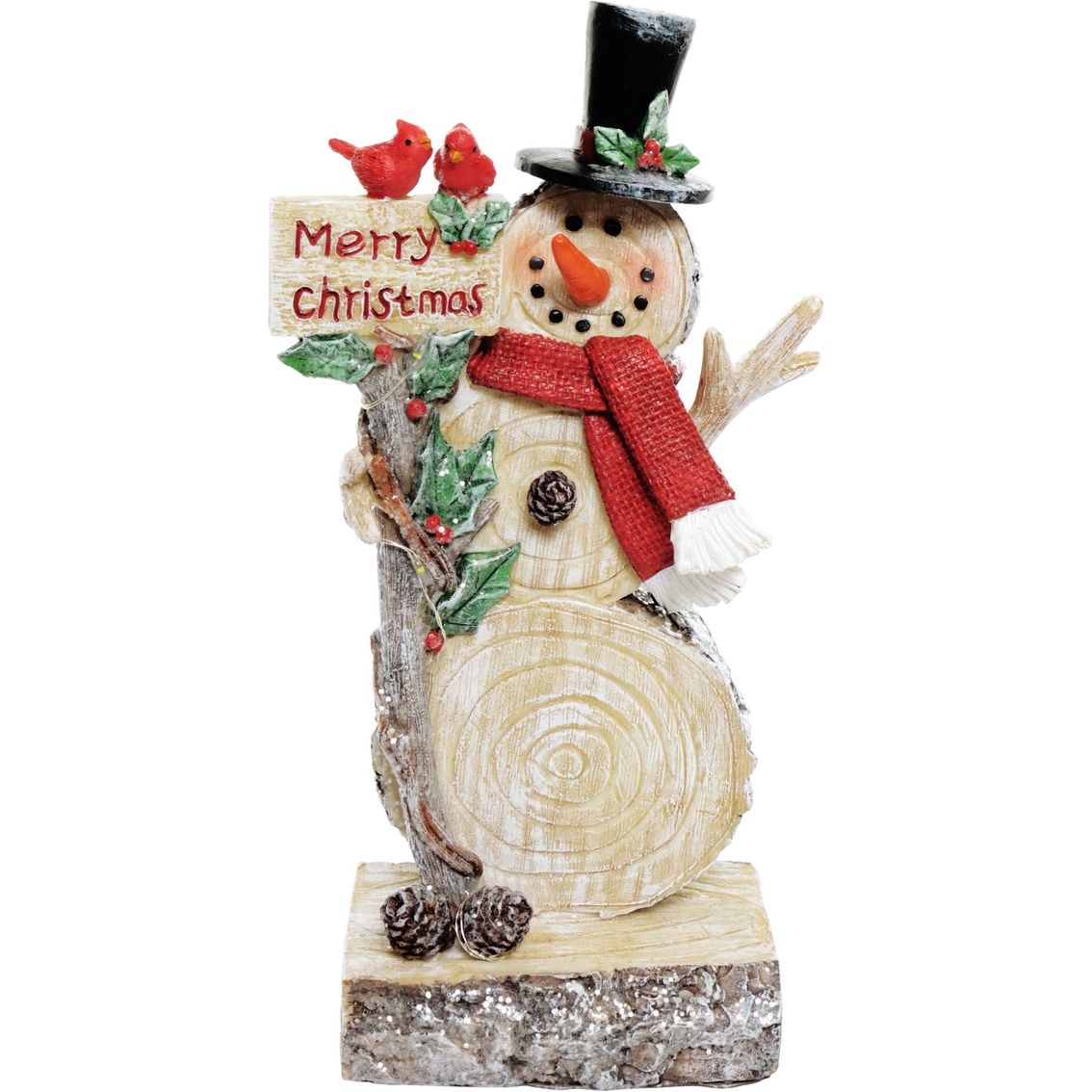 Alpine Merry Christmas Wooden Snowman | Indoor Decor | Household | Shop ...