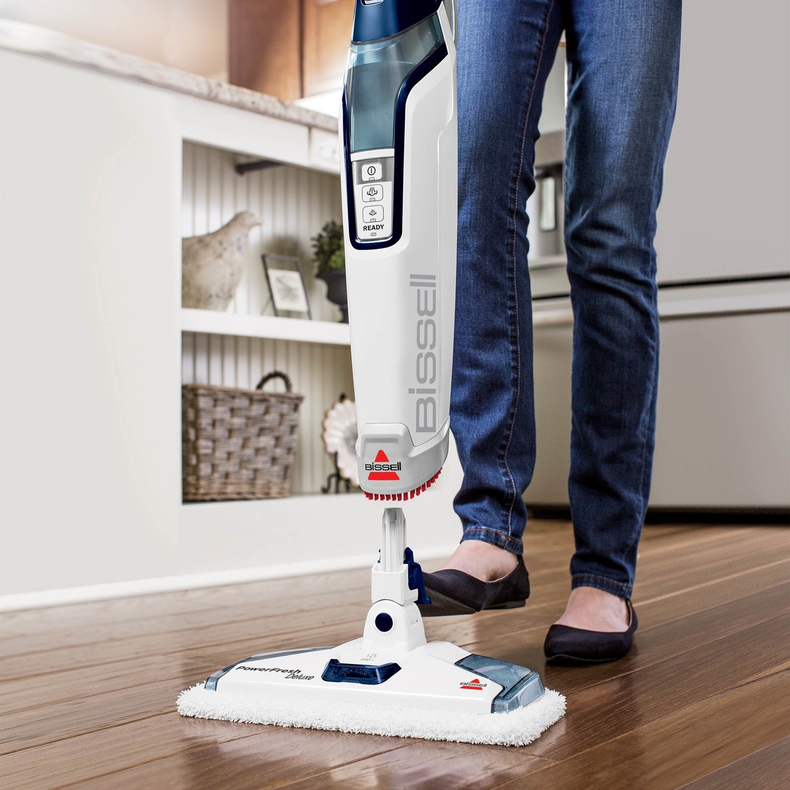 Bissell Powerfresh Deluxe Steam Mop, Steam Cleaners, Furniture &  Appliances