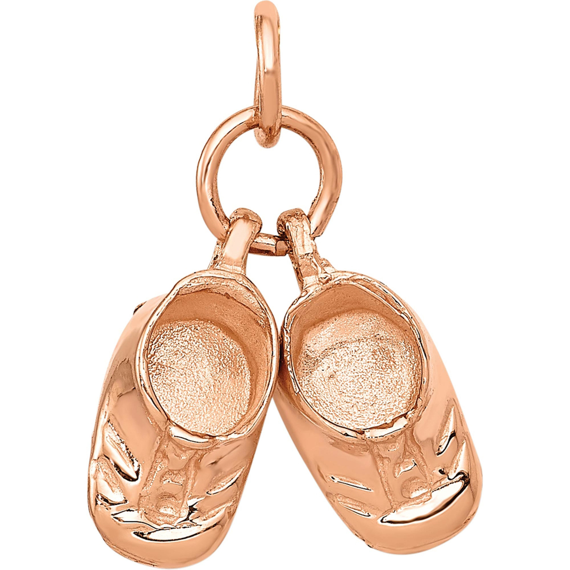 14k Rose Gold Baby Shoes Charm | Gold Charms | Jewelry & Watches | Shop ...