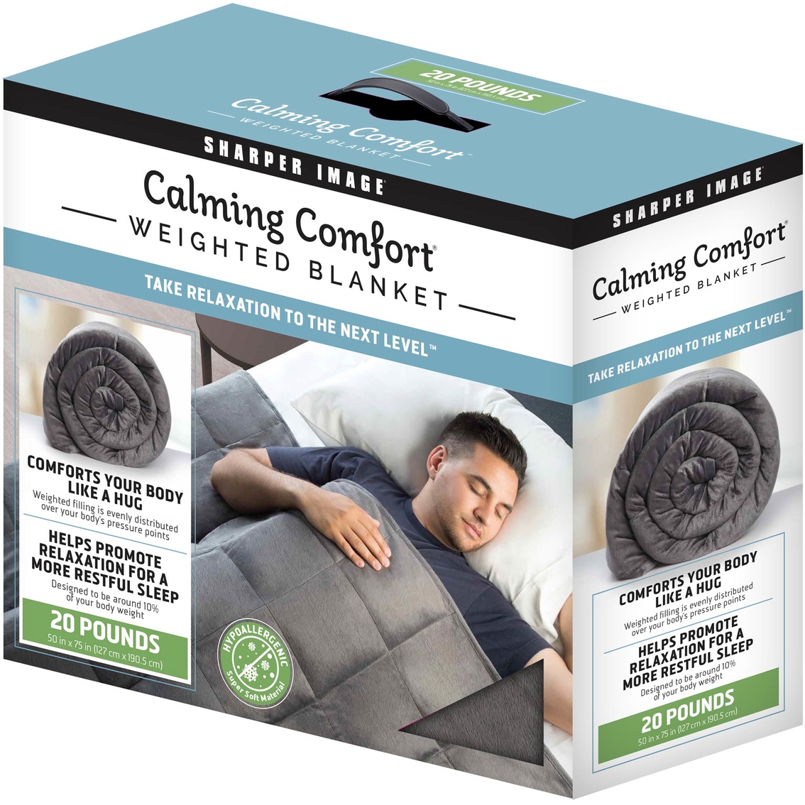 Sharper Image Calming Comfort Weighted Blanket | Blankets & Bedding