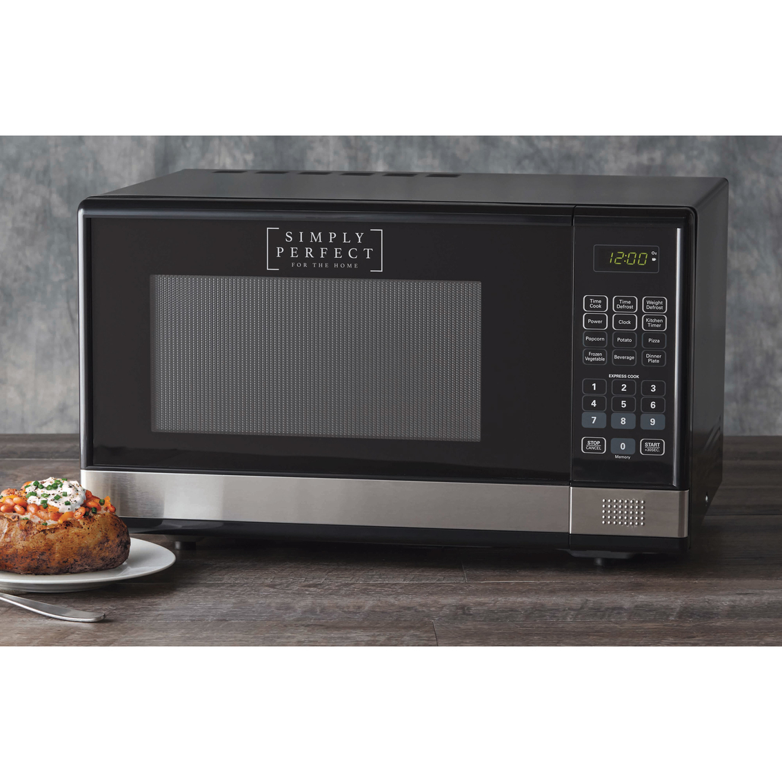 Simply Perfect 1.1 cu. ft. Stainless Steel Microwave Oven - Image 2 of 2
