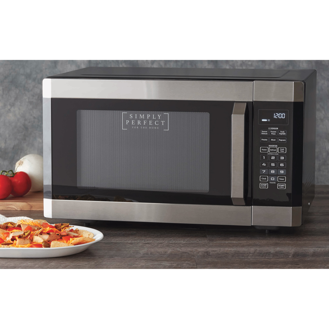 Simply Perfect 1.6cf Microwave Oven w/Inverter function Stainless steel - Image 2 of 2