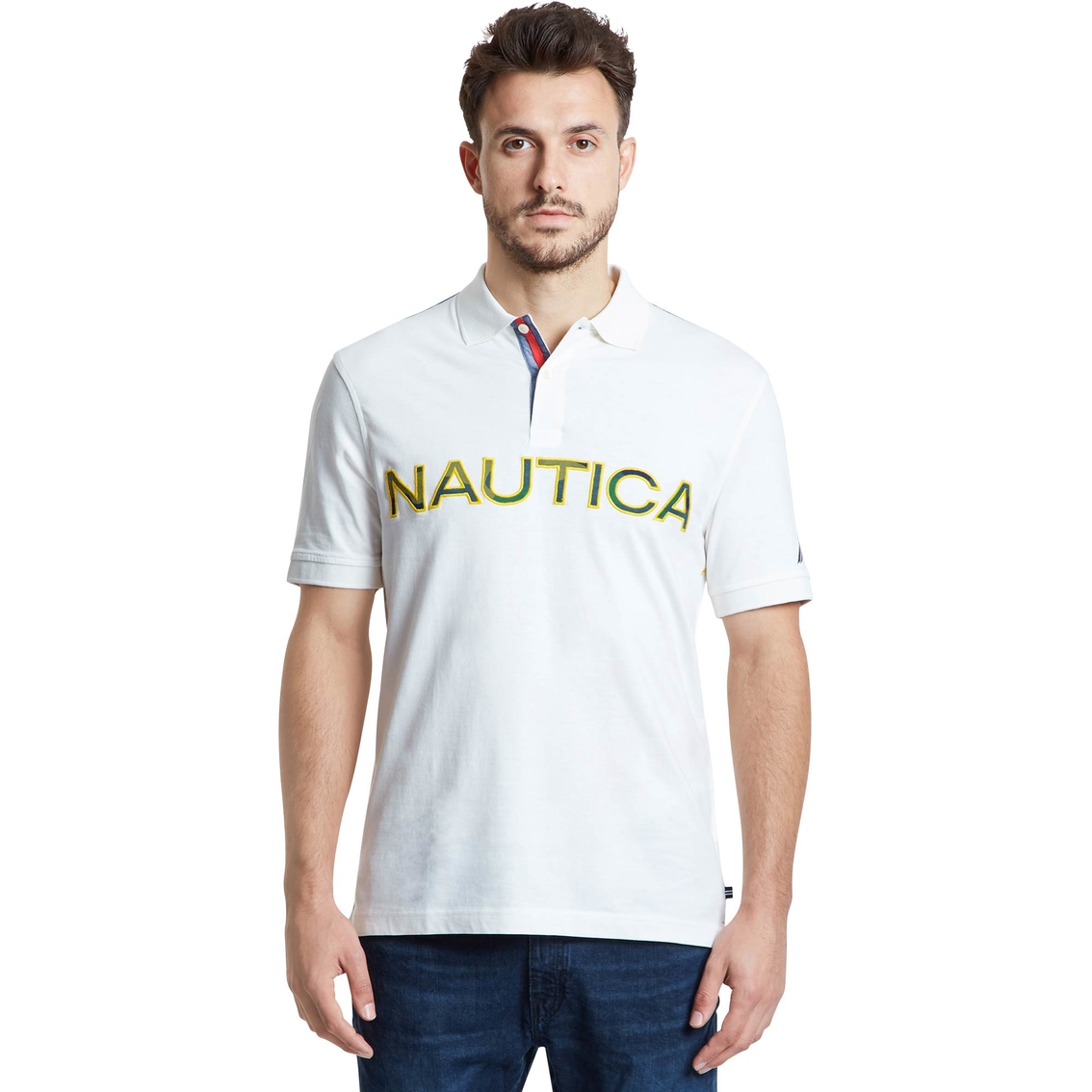 Nautica Logo Classic Fit Polo Shirt | Shirts | Clothing & Accessories ...