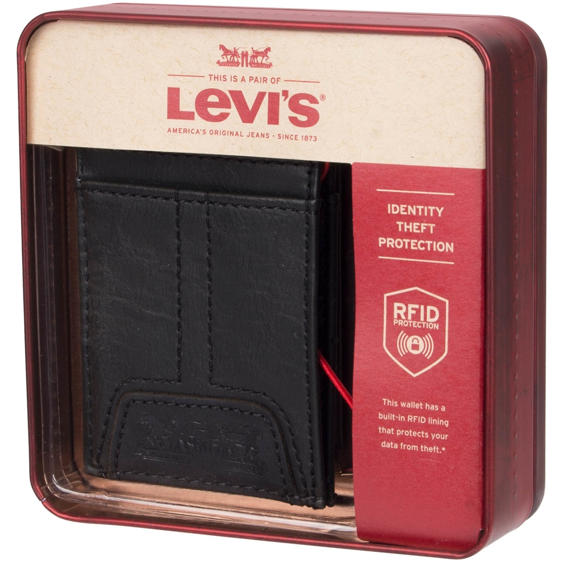 Levi's Rfid Slim Front Pocket Wallet With Magnetic Money Clip | Wallets |  Clothing & Accessories | Shop The Exchange