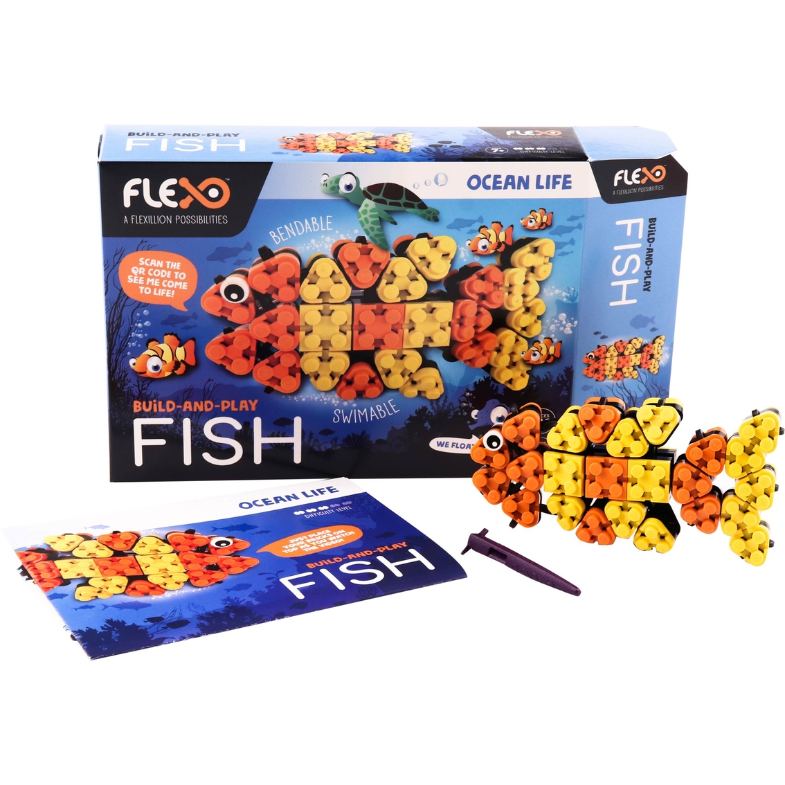 Flexo Building Bricks Ocean Life Range Fish - Image 2 of 3