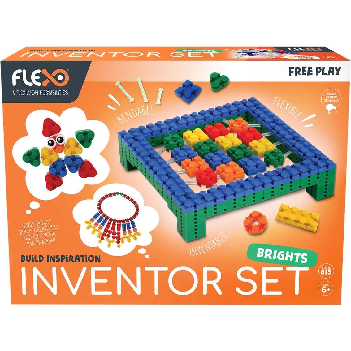 License 2 Play Flexo Free Play Inventor Set Brights Trampoline