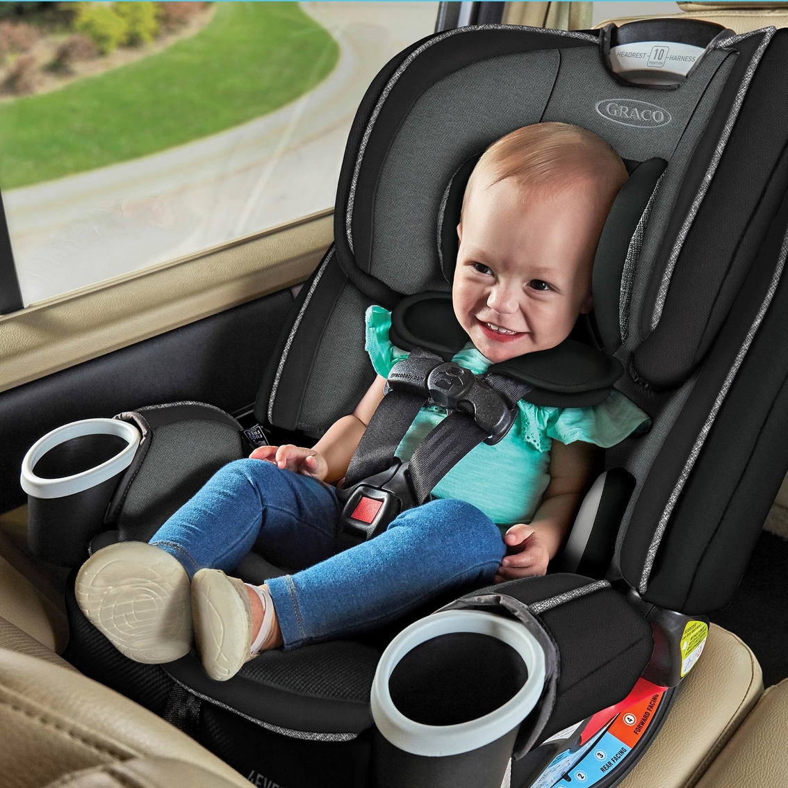 Graco 4ever Dlx 4-in-1 Car Seat | Convertible Car Seats | Baby & Toys