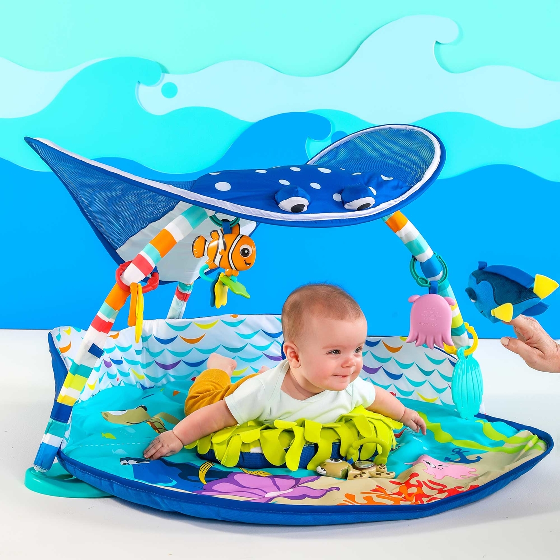 Disney Baby Finding Nemo Mr. Ray's Ocean Lights Gym | Gyms & Play Mats |  Baby & Toys | Shop The Exchange