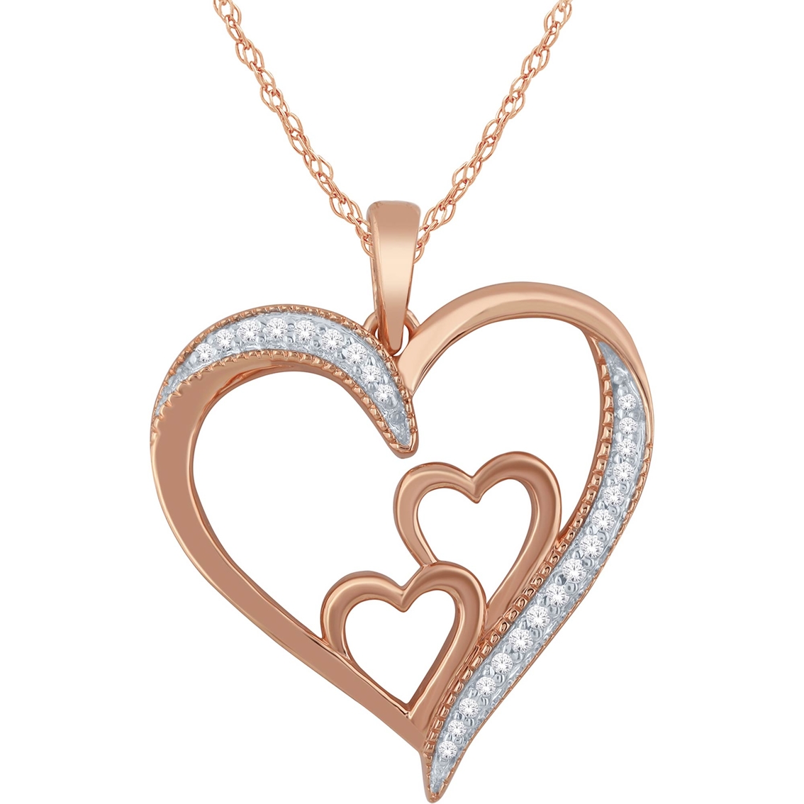 Cherish Heart Locket Pendant Necklace