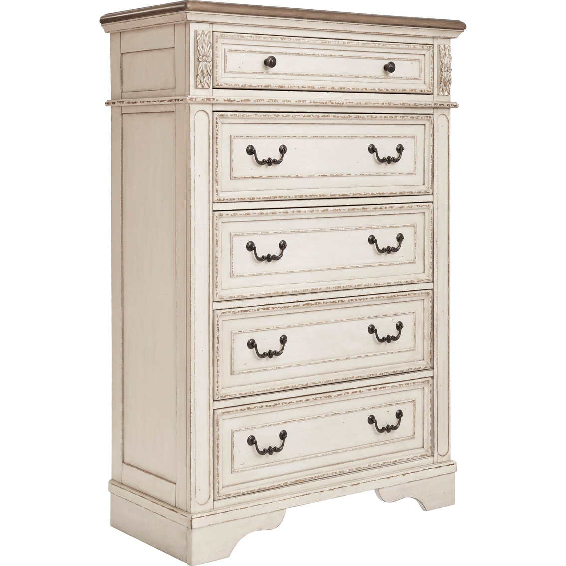 Signature Design by Ashley Realyn 5 Drawer Chest - Image 2 of 4