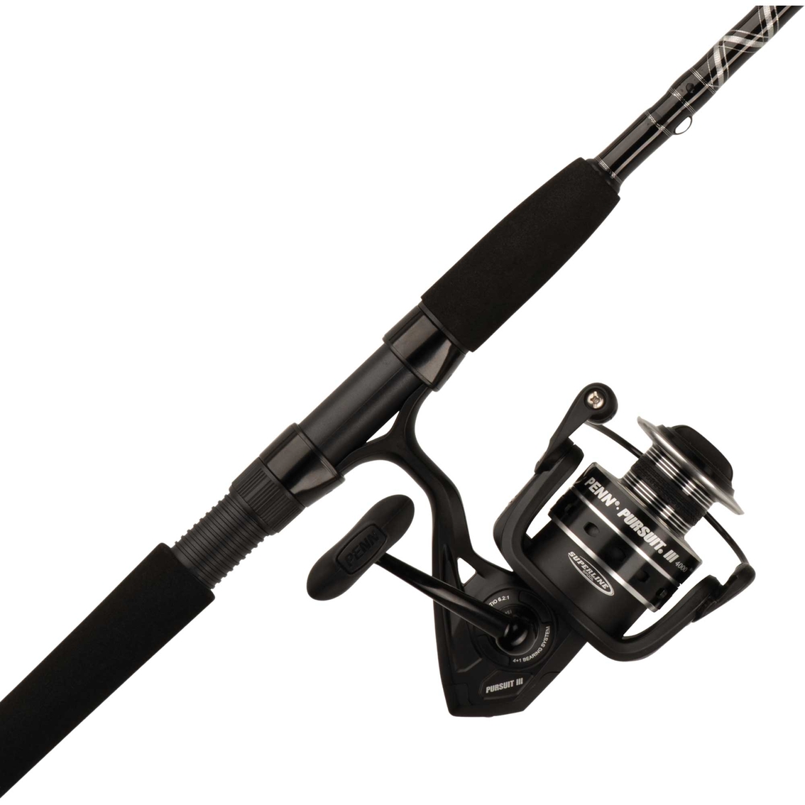 Penn Pursuit Iii Spinning Reel Combo, Saltwater Rods & Reels, Sports &  Outdoors