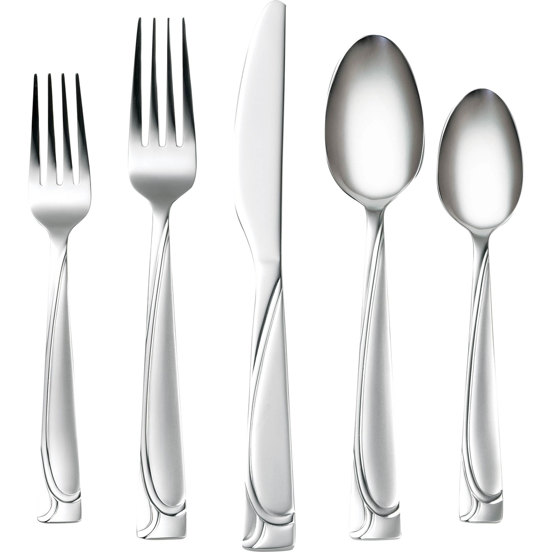 Cambridge Silversmiths Mena Frost 40 pc. Flatware Set with Chrome Buffet - Image 2 of 2