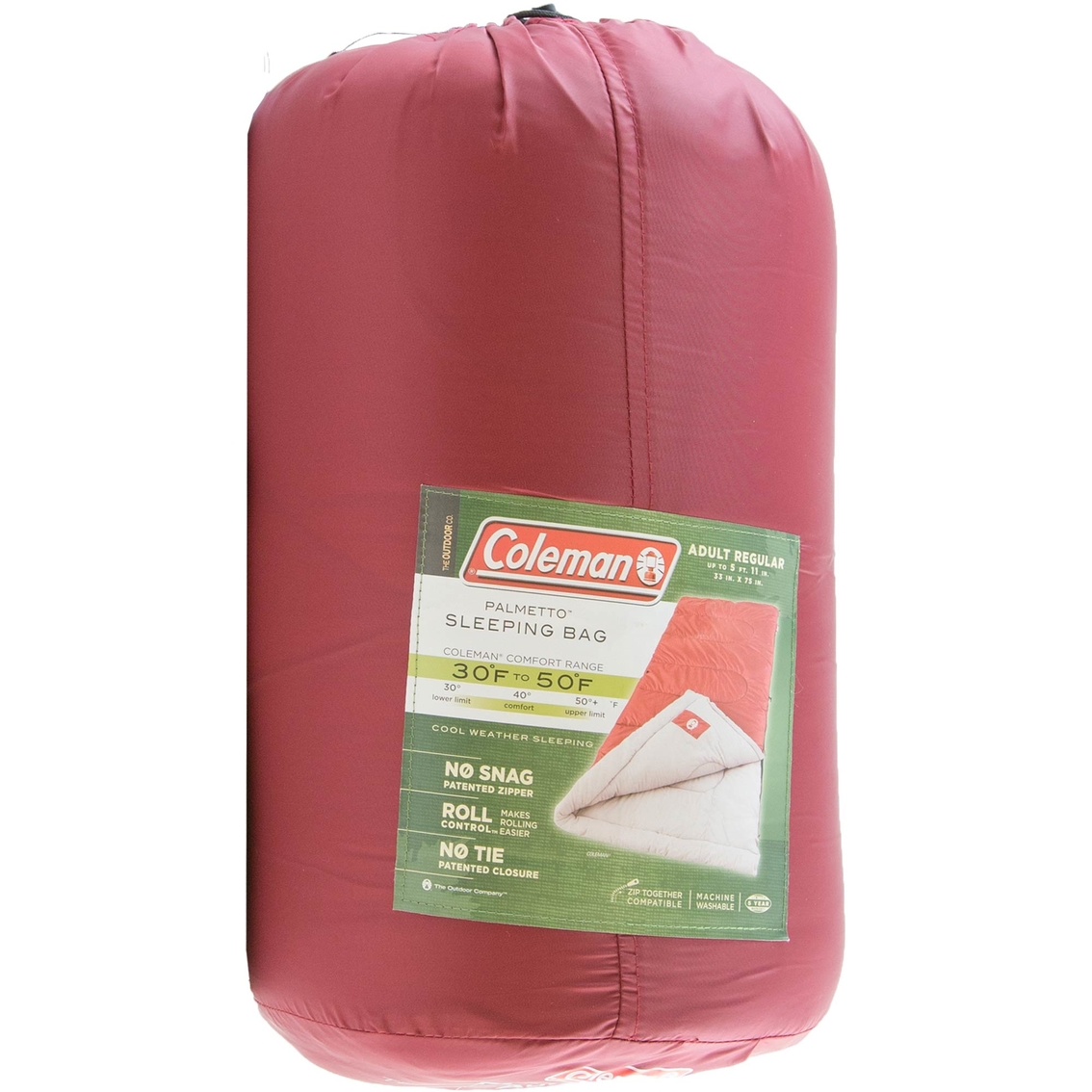 Coleman Palmetto Cool Weather Sleeping Bag - Image 2 of 4
