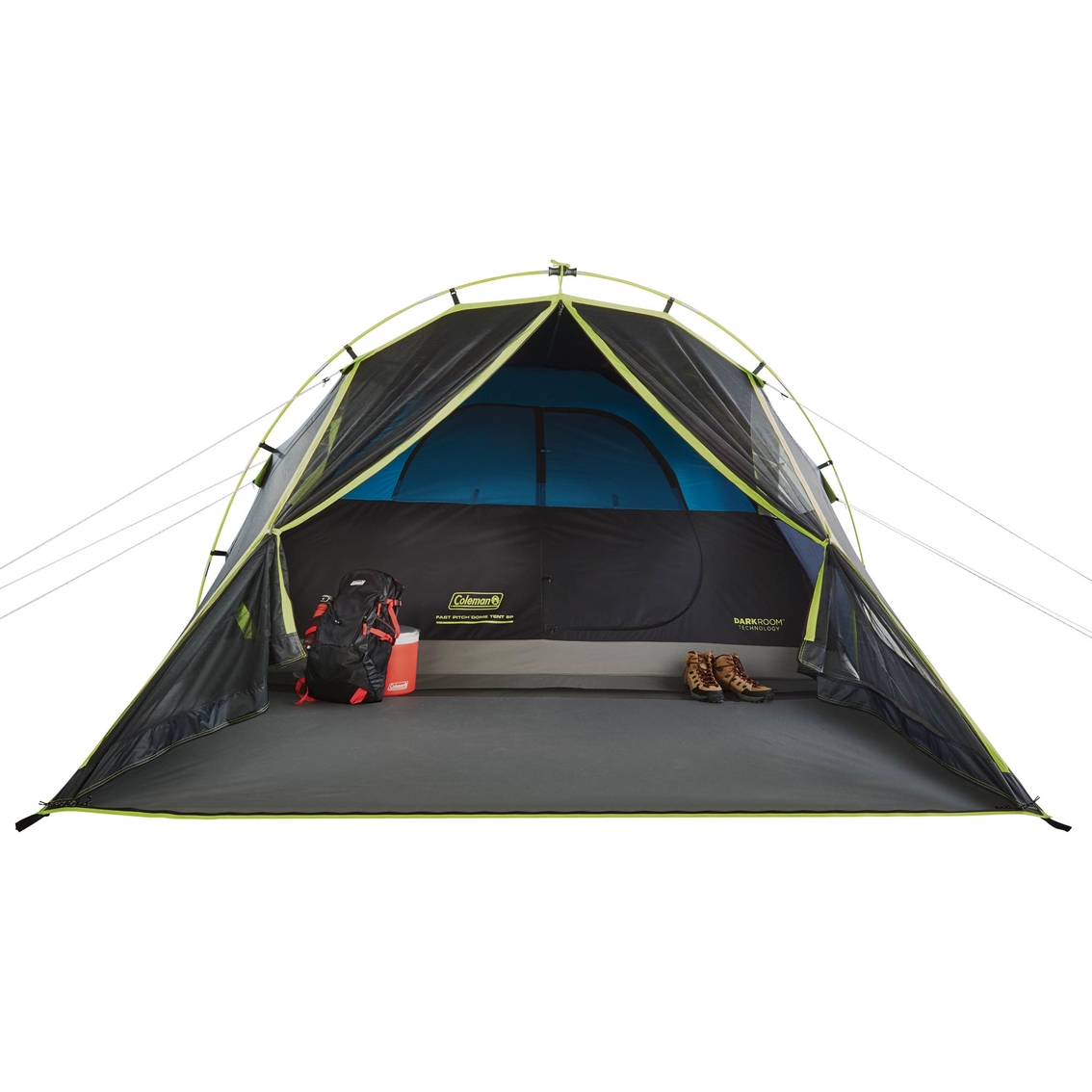 Coleman Carlsbad Fast Pitch 6 Person Dome Tent with Screen Room - Image 2 of 6