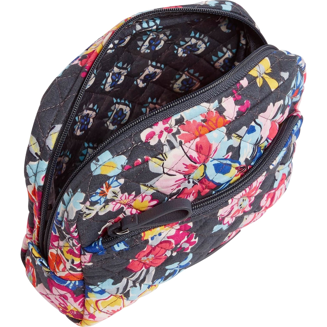 Vera Bradley Medium Cosmetic Bag, Pretty Posies | Cosmetic Bags ...