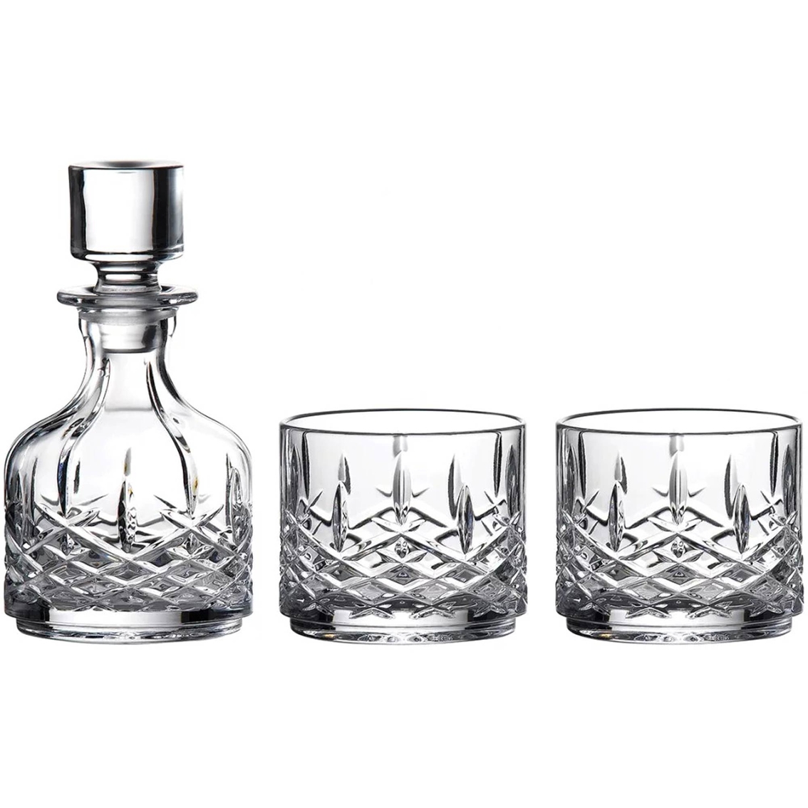 Marquis by Waterford Markham Stacking Decanter and Tumbler 3 pc. Set - Image 1 of 2