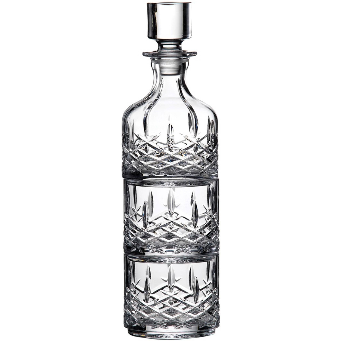 Marquis by Waterford Markham Stacking Decanter and Tumbler 3 pc. Set - Image 2 of 2