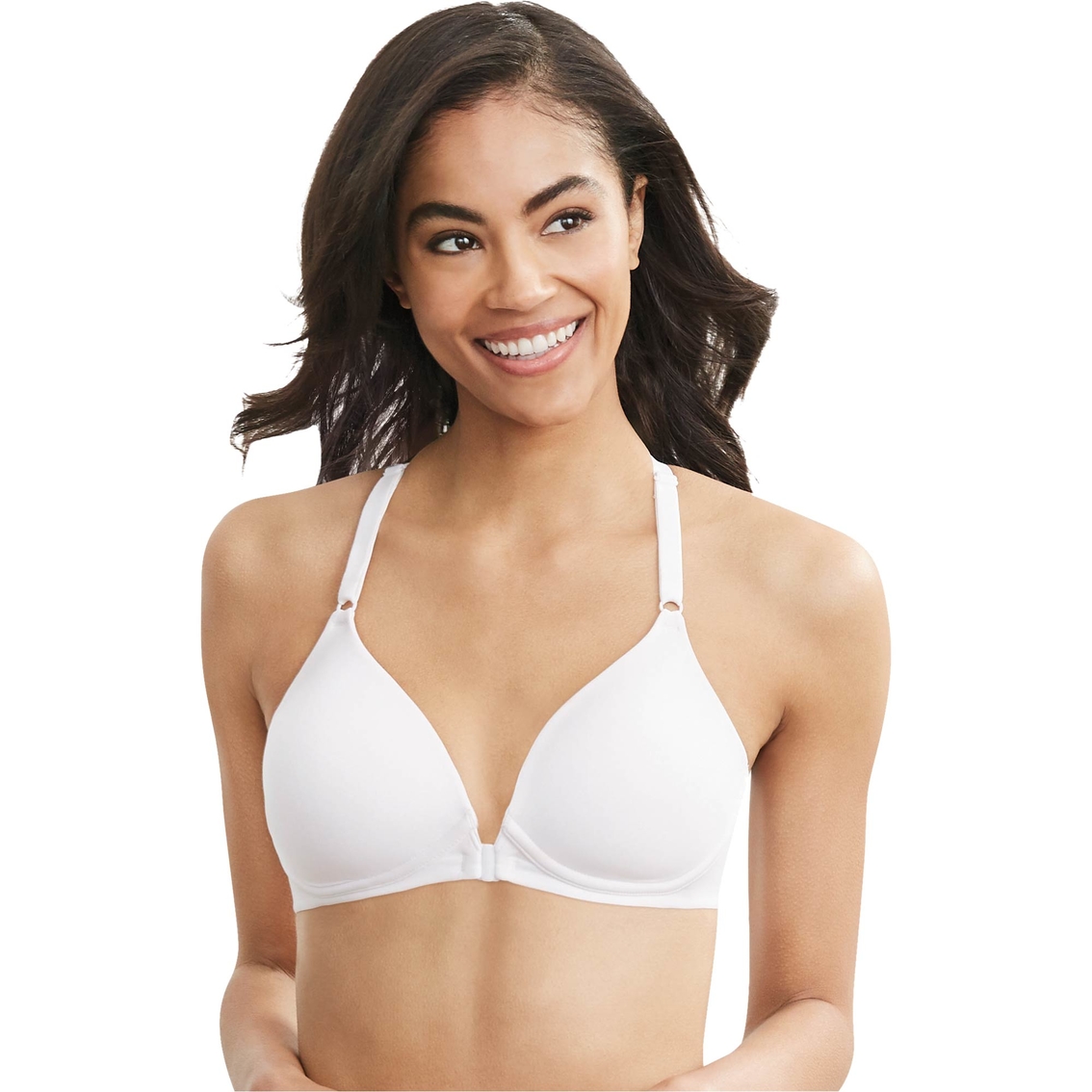 Hanes Oh So Light Wirefree Front Close Bra, Bras