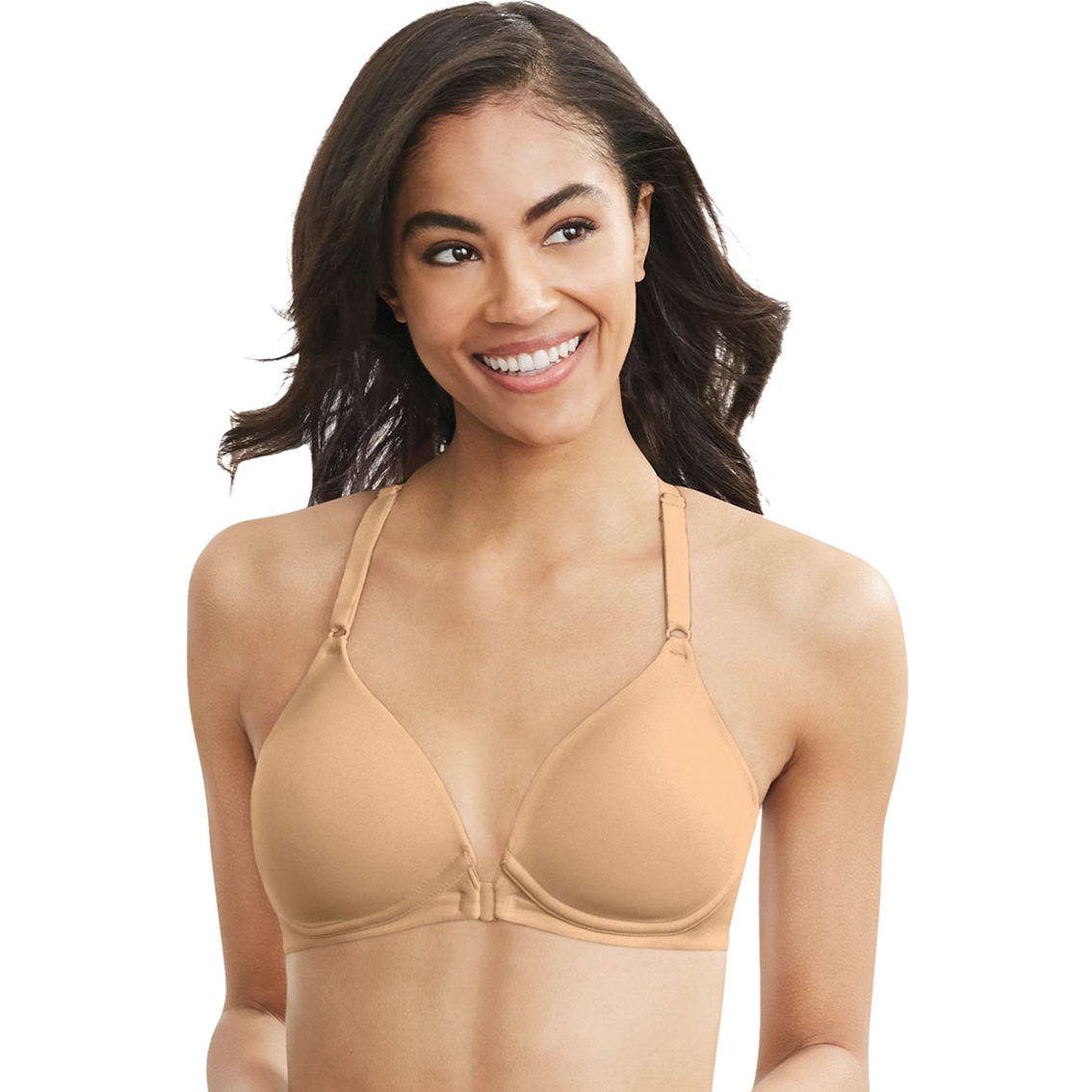 Hanes Oh So Light Wirefree Front Close Bra, Bras