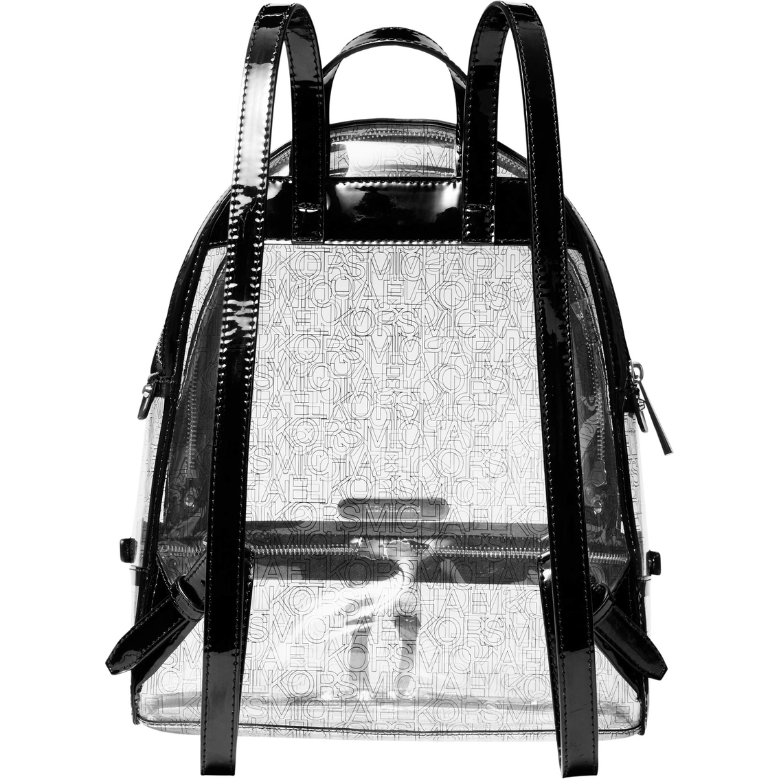 Michael Kors Rhea Zip Backpack Clear/black | Backpacks | Clothing ...