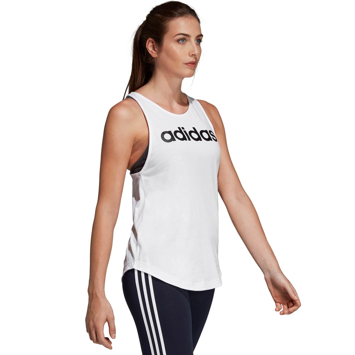 adidas Essentials Linear Loose Tank Top - Image 4 of 9