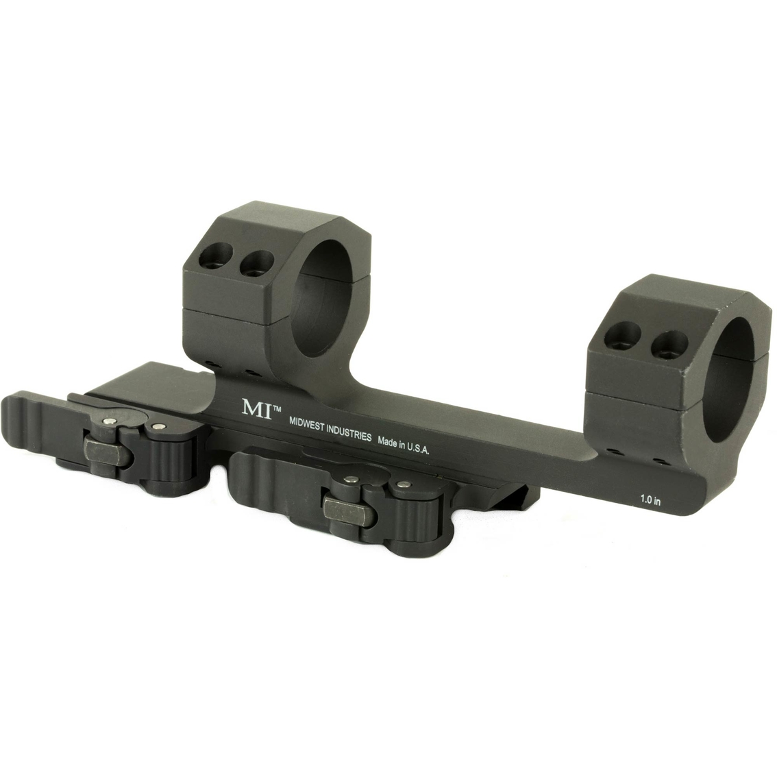 Midwest Industries QD Scope Mount 1 in. with 1.5 in. Offset, Black - Image 2 of 2