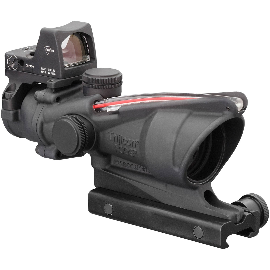 Trijicon ACOG 4x32 Red CV 223 Sight with RMR - Image 2 of 5