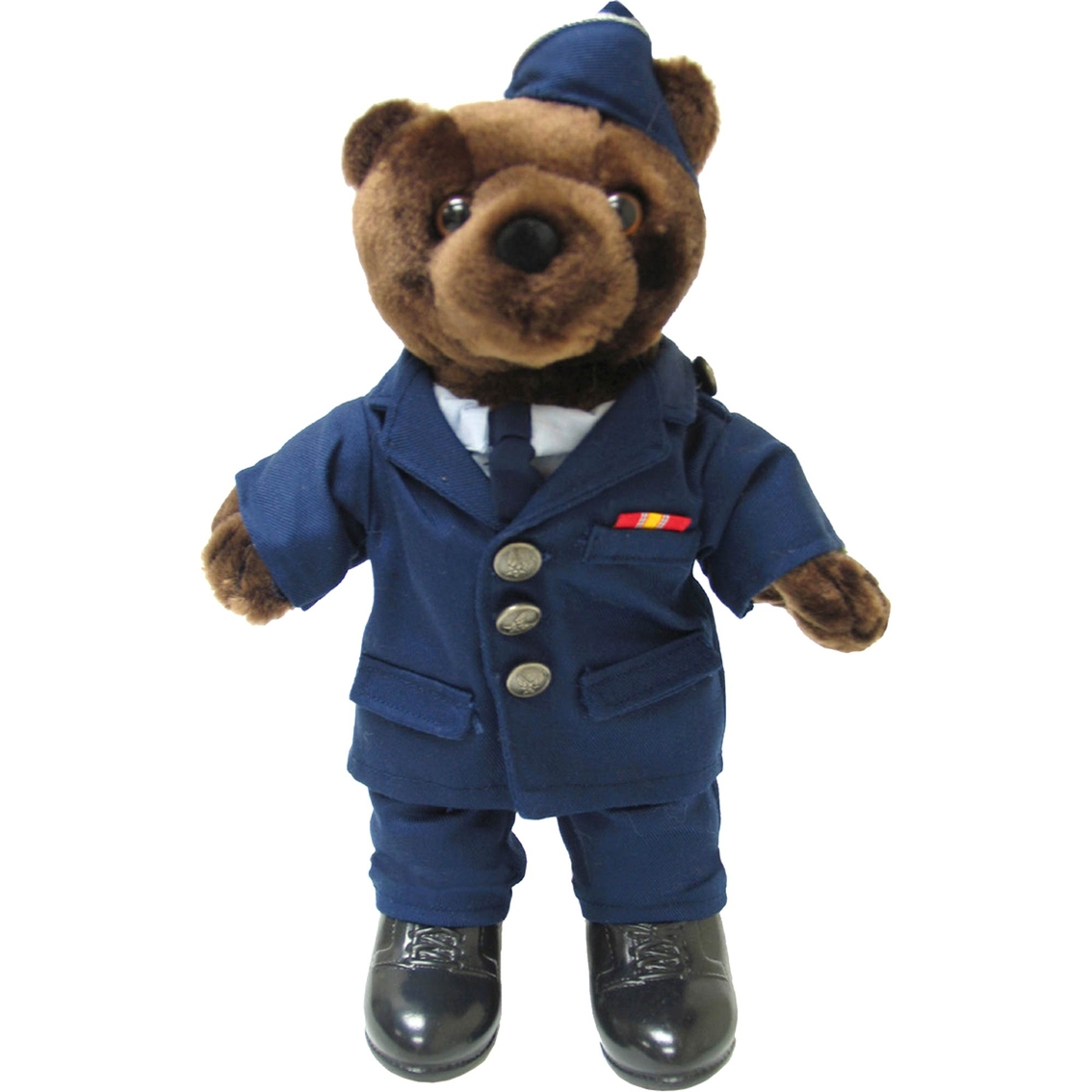 Bear Forces of America 11 in. Plush Bear in Air Force Officer SVC DR Uniform Male