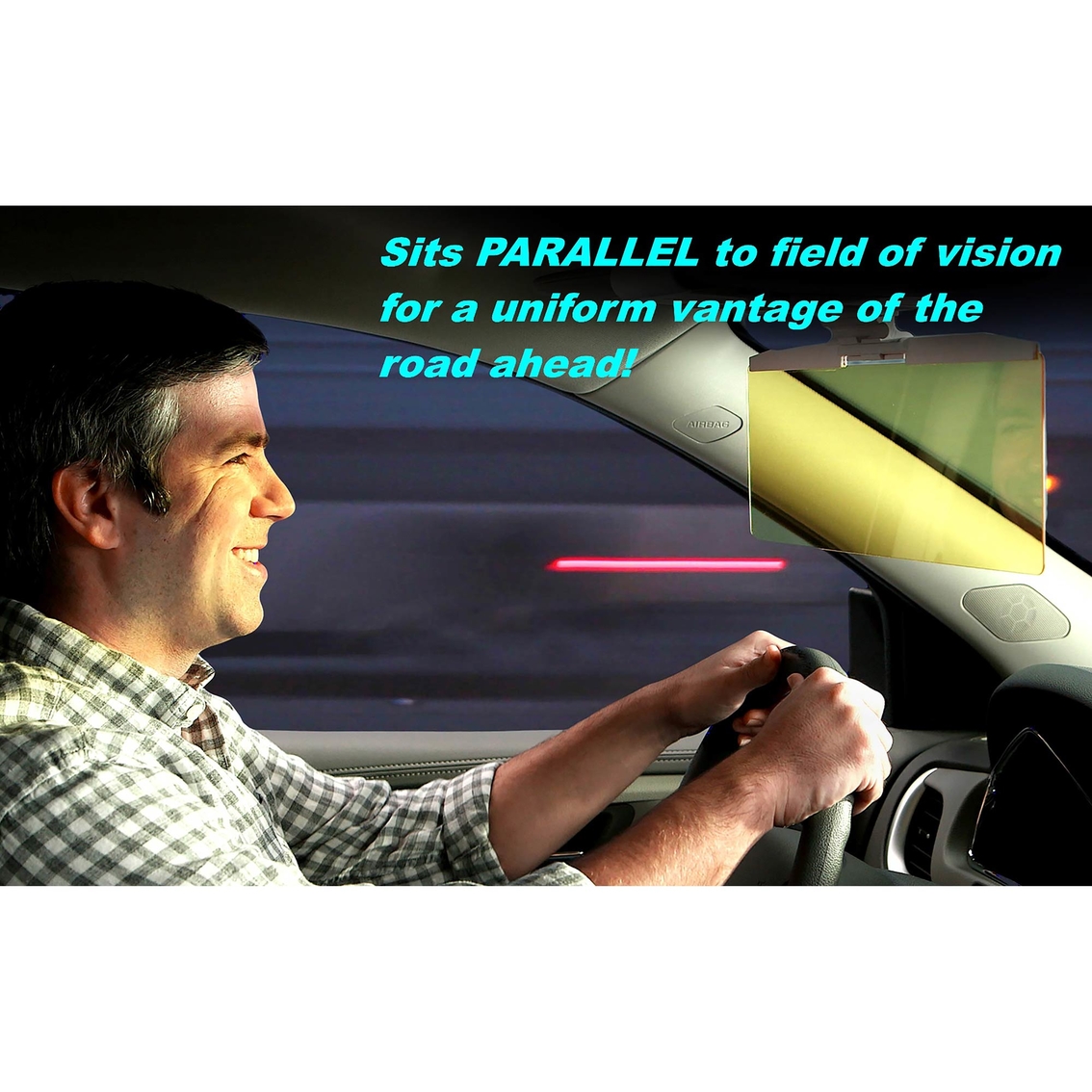As Seen on TV Bell & Howell TacVisor Day and Night Polarized AntiGlare Car Visor - Image 3 of 5