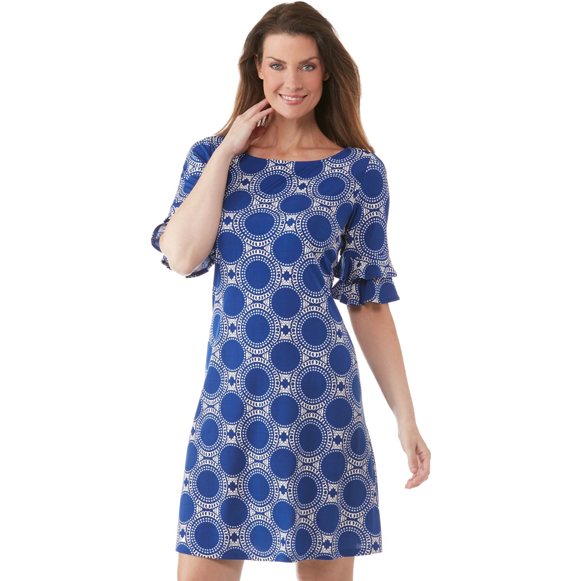 Ronni Nicole Tiered Sleeve Puff Print Shift Dress | Dresses | Clothing ...