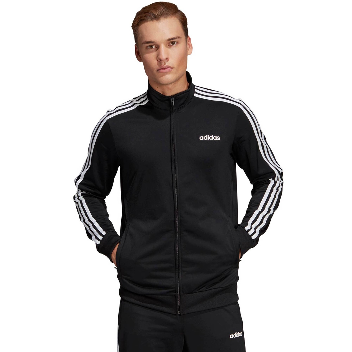 Adidas Essentials 3 Stripes Tricot Track Jacket | Hoodies & Jackets ...