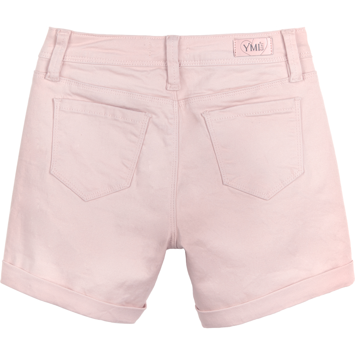 Ymi Jeans Girls Twill Cuff Shorts | Girls 7-16 | Clothing & Accessories ...