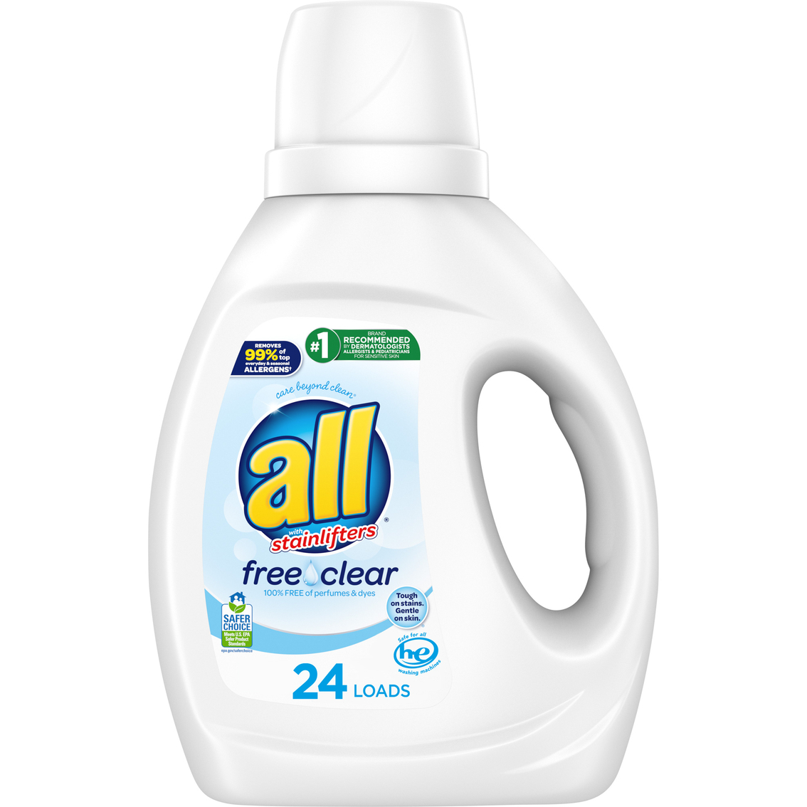 All Ultra Free Clear Liquid Detergent 36 Oz. | Detergents & Softeners ...