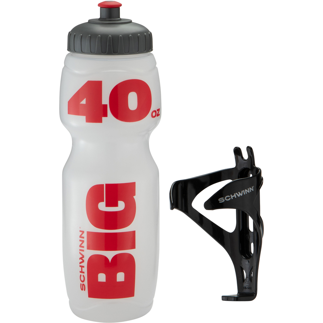 Schwinn Big 40 Oz Water Bottle With Cage, Bike Accessories, Sports &  Outdoors