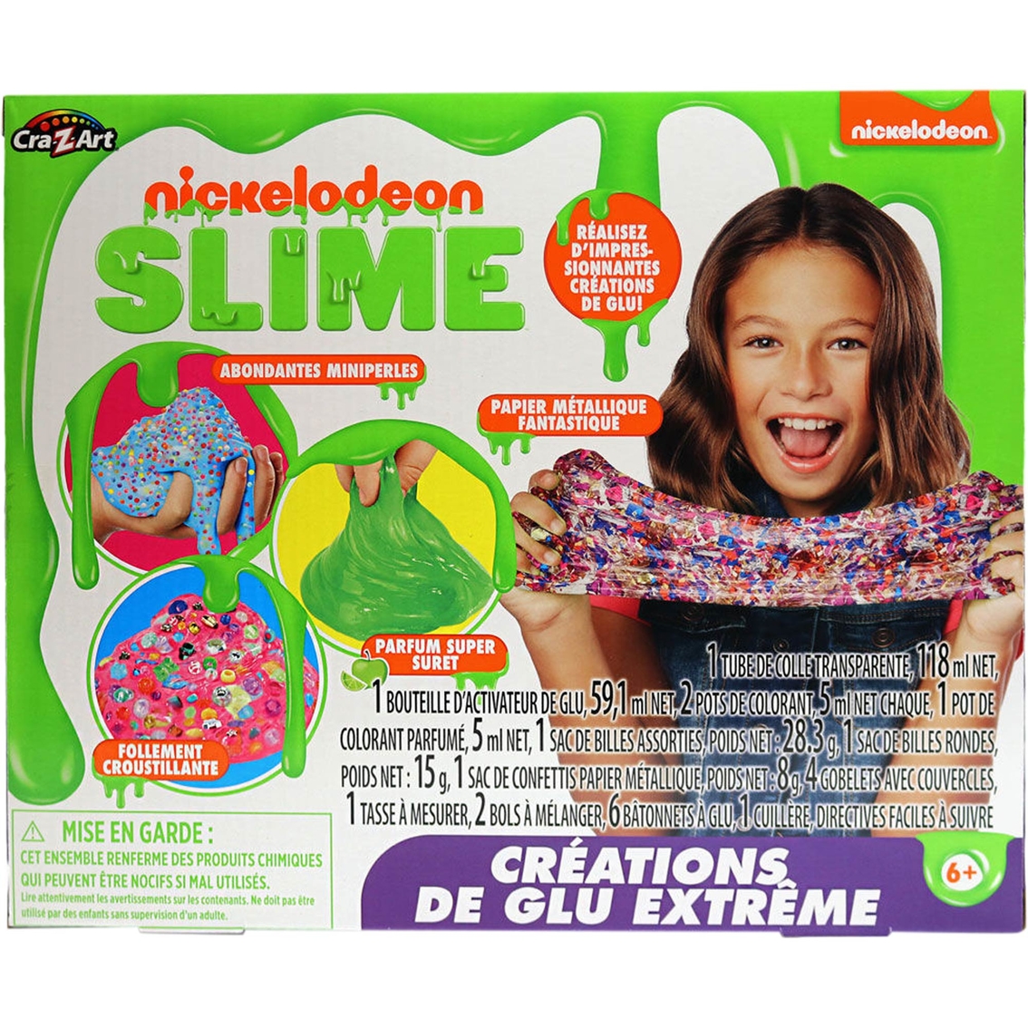 Cra Z Art Nickelodeon Extreme Slime Creations Kit Doughs