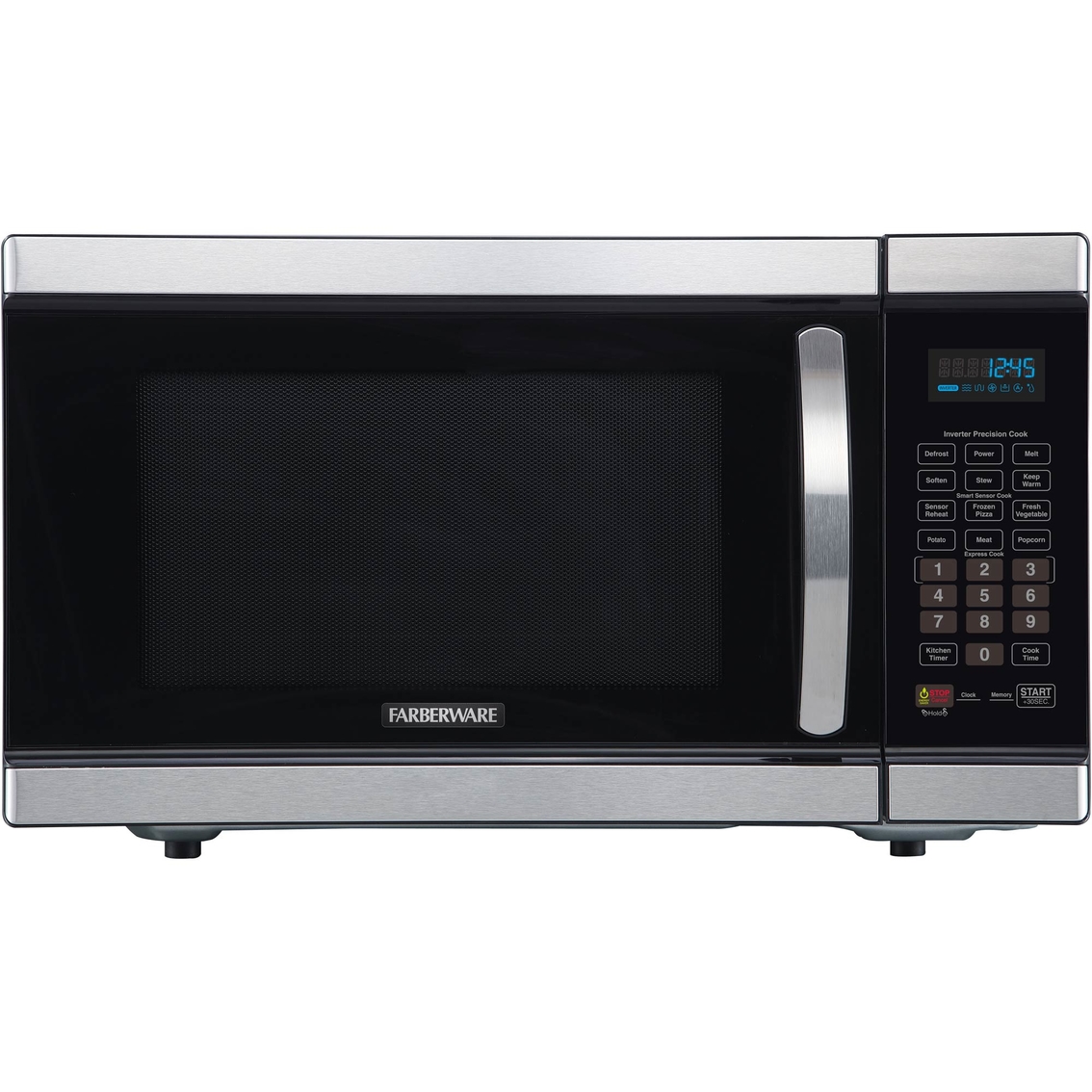 Farberware Gourmet 1 1 Cu Ft 1100 Watt Microwave Oven Stainless