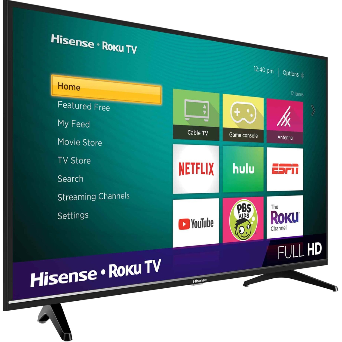 Hisense 40 in. 1080p H4 Series Roku Smart TV 40H4F - Image 3 of 5