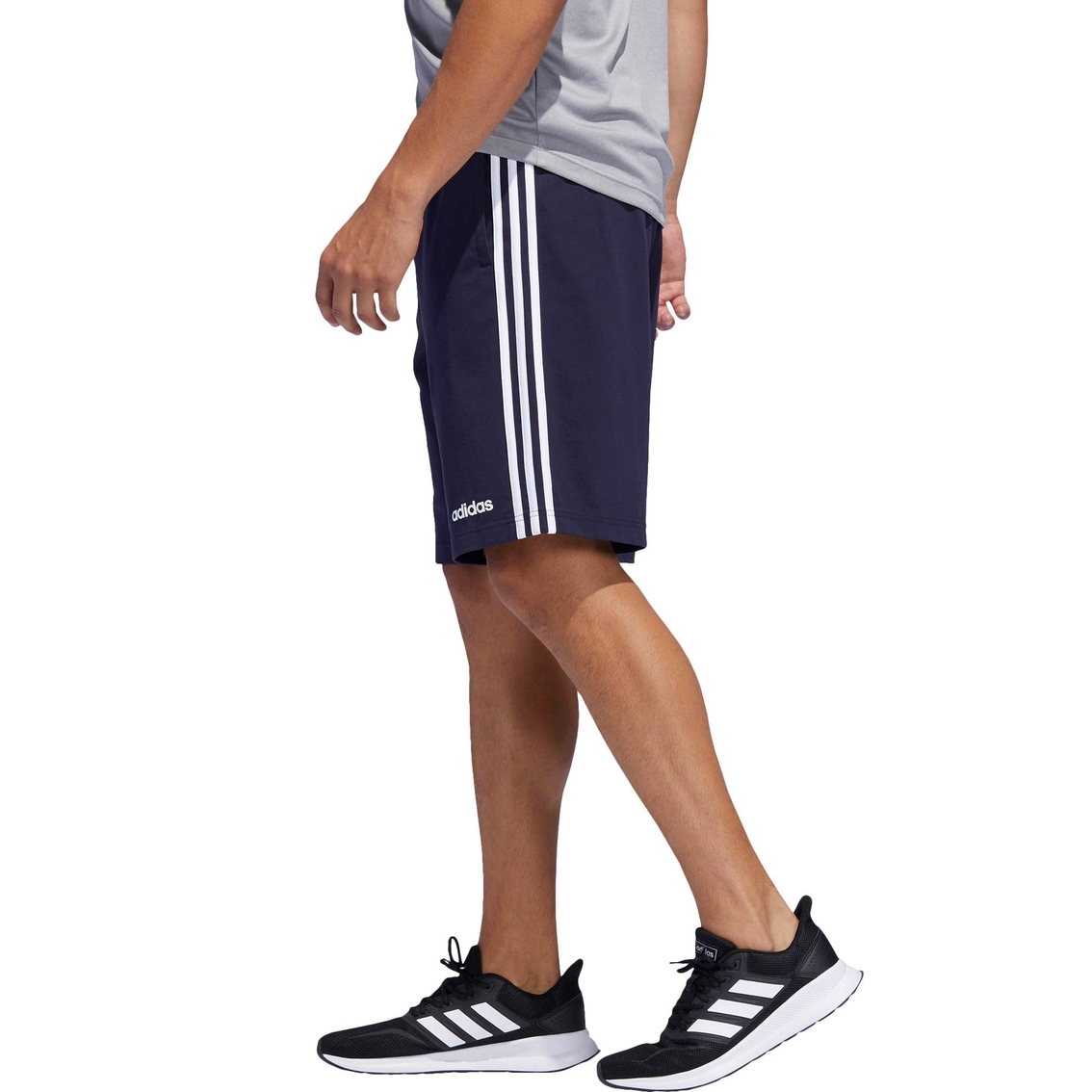 adidas Essentials 3 Stripe Shorts - Image 3 of 9