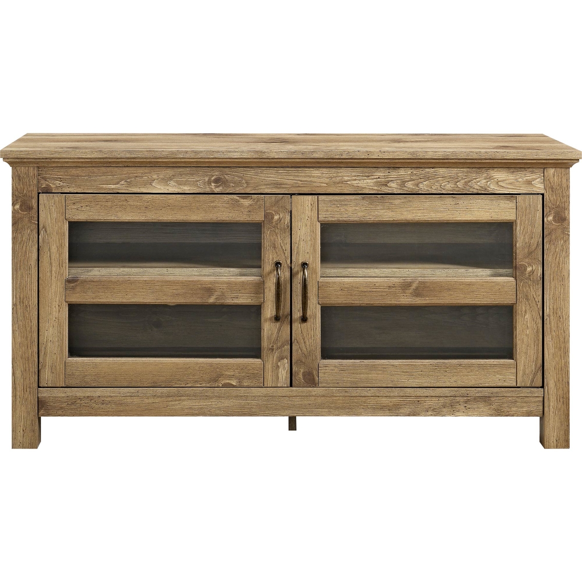 Walker Edison 44 in. Wood TV Stand with Glass Doors - Image 2 of 4