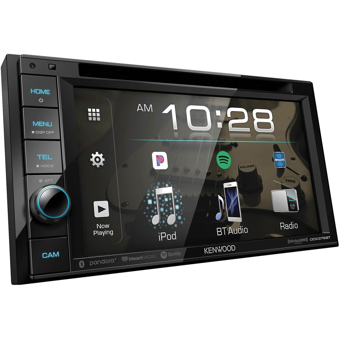 Kenwood DDX376BT 6.2 in. Double DIN In Dash Receiver Bluetooth and SiriusXM Ready - Image 2 of 7
